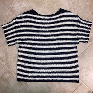 Black & White Striped Sweater